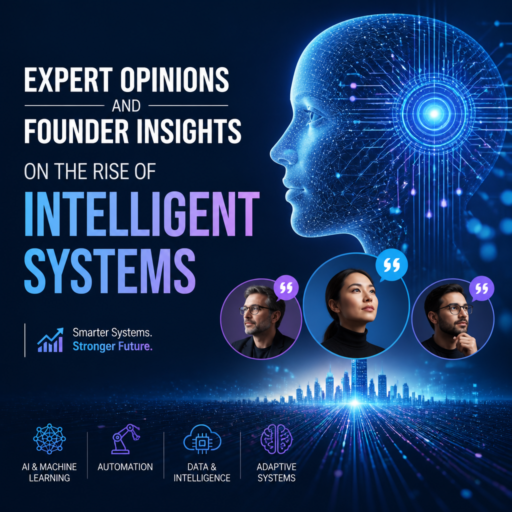 Experts and founders discuss the rise of intelligent systems, AI, automation, and responsible innovation.